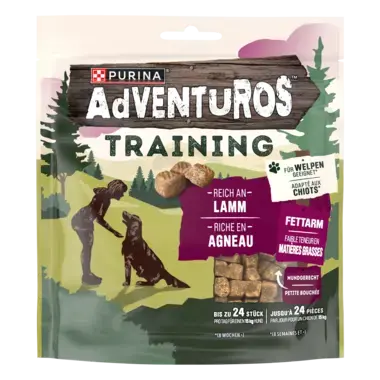Snack Adventuros Training Lamb packaging front