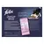 Dos d'Emballage PURINA® FELIX® TENDRES EFFILES Junior Sélection aux Viandes et aux Poissons en Gelée Nourriture pour chaton