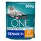 Emballage Purina ONE® Senior 7+ Croquettes pour chat senior au poulet et céréales complètes