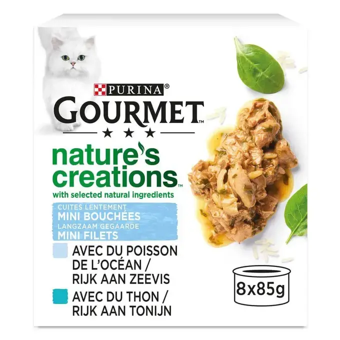 Emballage GOURMET® NATURE'S CREATIONS MINI BOUCHÉES AUX POISSONS