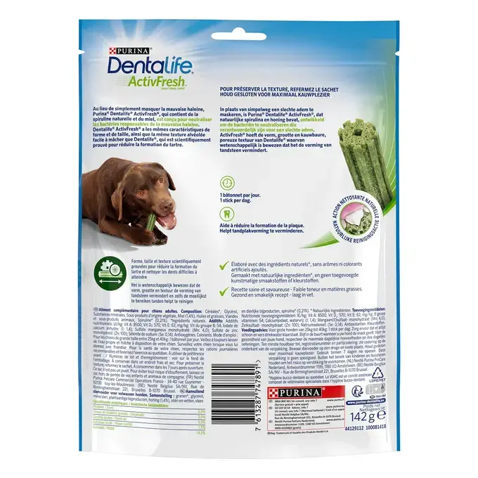 DentaLife® ActivFresh voor Grote Honden (25-40kg) - kauwsticks