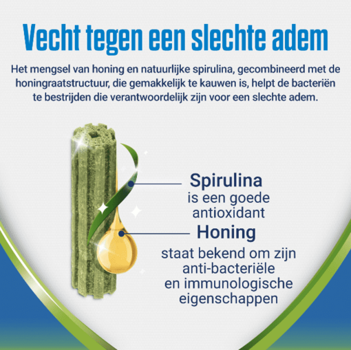 DentaLife ActivFresh Snack met spirulina en druppel honing