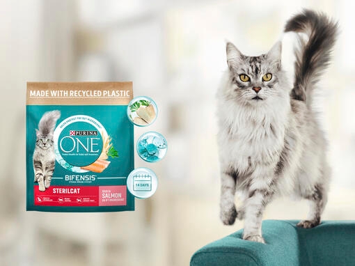 PURINA ONE Chat stérilisé ou castré. 4x85g.