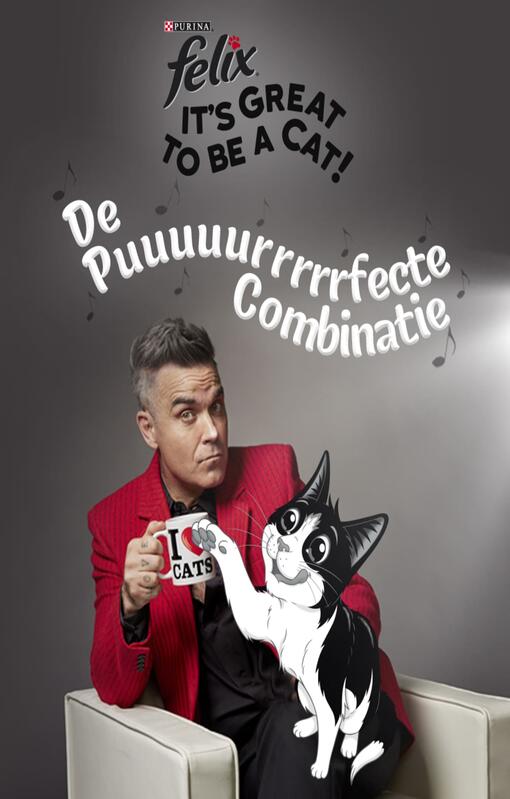 Felix et Robbie ensemble avec la tasse I love Cats