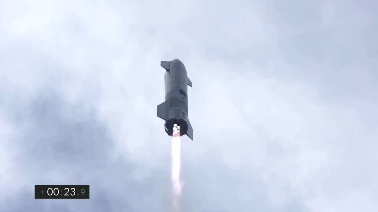 Starship testflight